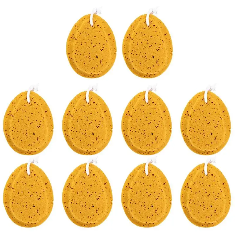 10pcs Soft Shower Sponges Honeycomb Bath Sponge Body Scrubber Cleansing Supplies