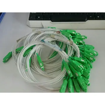 

1x8 fiber optic plc splitter steel tube cable 8 way Single Mode 1260-1650nm SC/APC