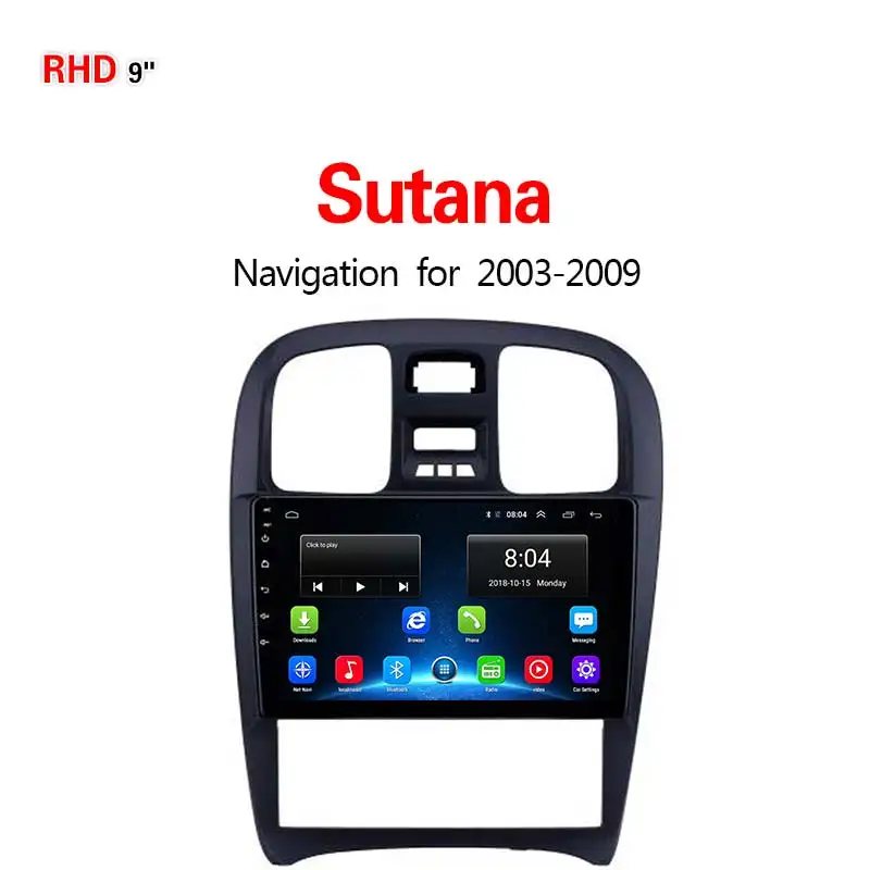4G2G32G Lionet gps-навигатор для автомобиля hyundai Sutana 2003-2009 9 дюймов RH2026X - Размер экрана, дюймов: 4G2G32G