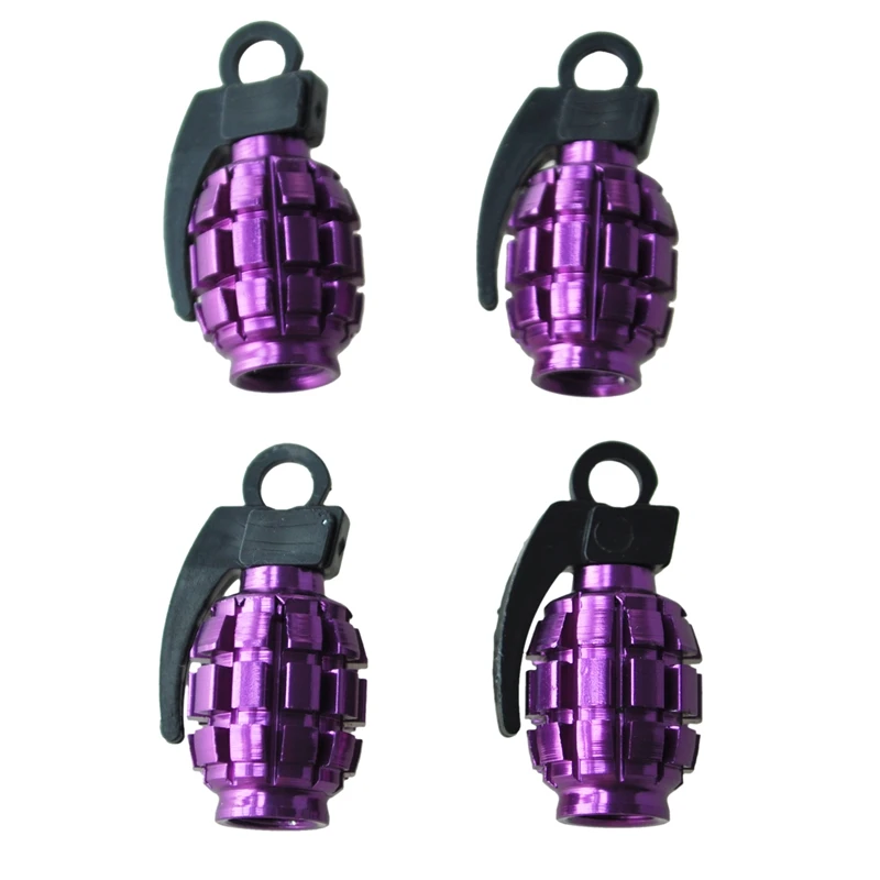 

TOP!-Purple Shaped Cool Car Tire Tyre Valve Cap Cover