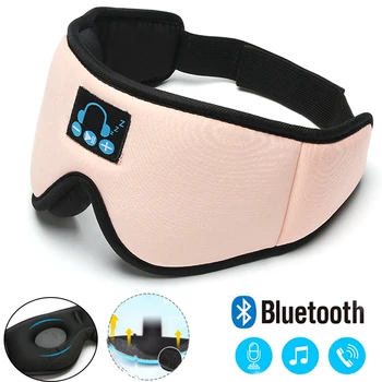 

2020 Bluetooth 5.0 3D Wireless Stereo Earphone Phone Headband Soft Sleeping Eye Mask Music Headset Sleep Earphones