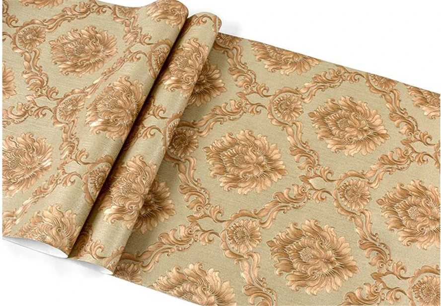 Papel де parede High-end класса люкс в европейском стиле с большим цветком и ТВ фоне кирпичной стены большой бумажный стакан для красного и синего цвета для гостиной KTV Box обои для отеля