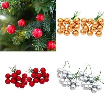 

24Pcs Christmas Tree Decoration Simulation Cherry Christmas Decorative Pendant home decoration accessories modern Delicate