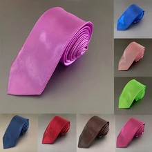 Галстук для мужчин, тонкий галстук, Одноцветный галстук, узкий галстук из полиэстера, ширина 5 см, 19 цветов, королевский синий, золотой, вечерние, формальные, модные галстуки