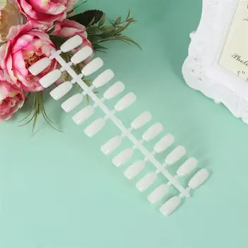 

2 Packs Nail Color Display Cards Professional Nail Polish Board False Flat Nail Tips for Nail Art Salon (120pcs/Pack)