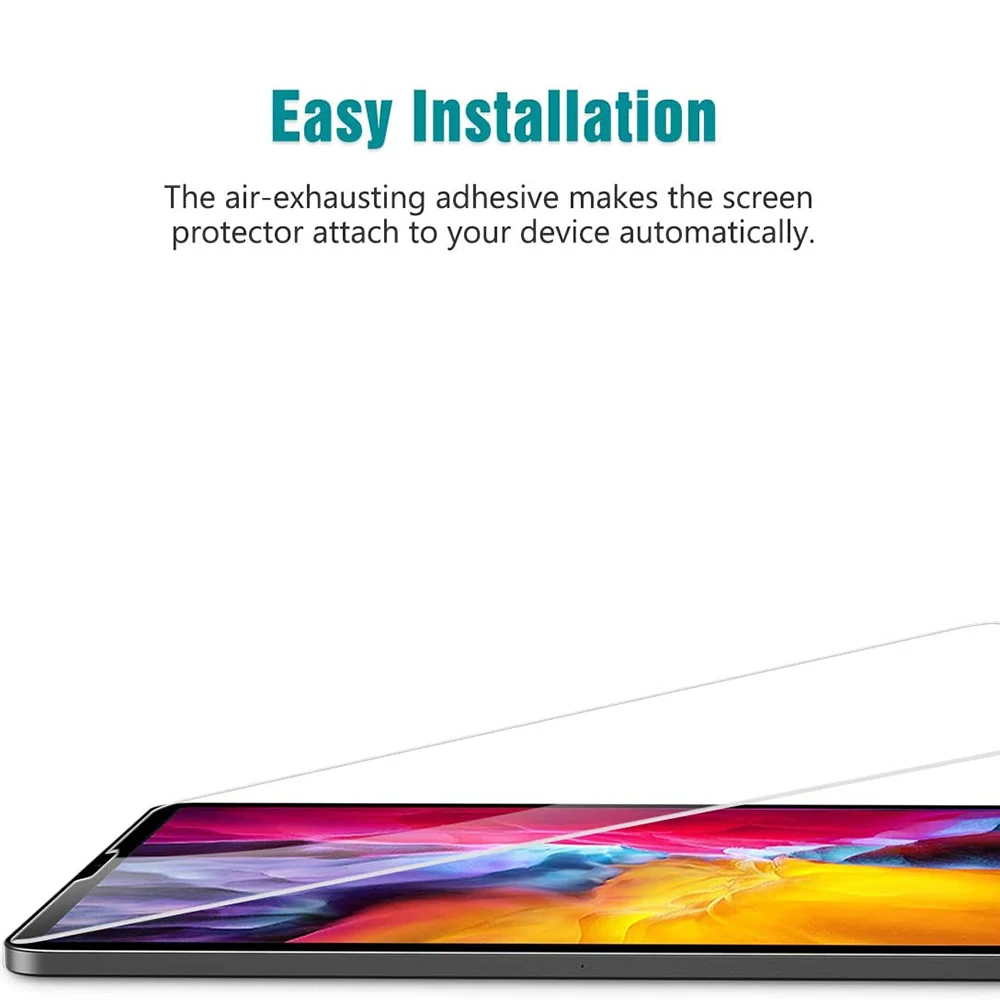 iPad Pro 11 인치 3 세대 2021 새로운 iPad 유리 A2301 A2459 A2460 용 스크래치 방지 강화 유리 화면 보호기