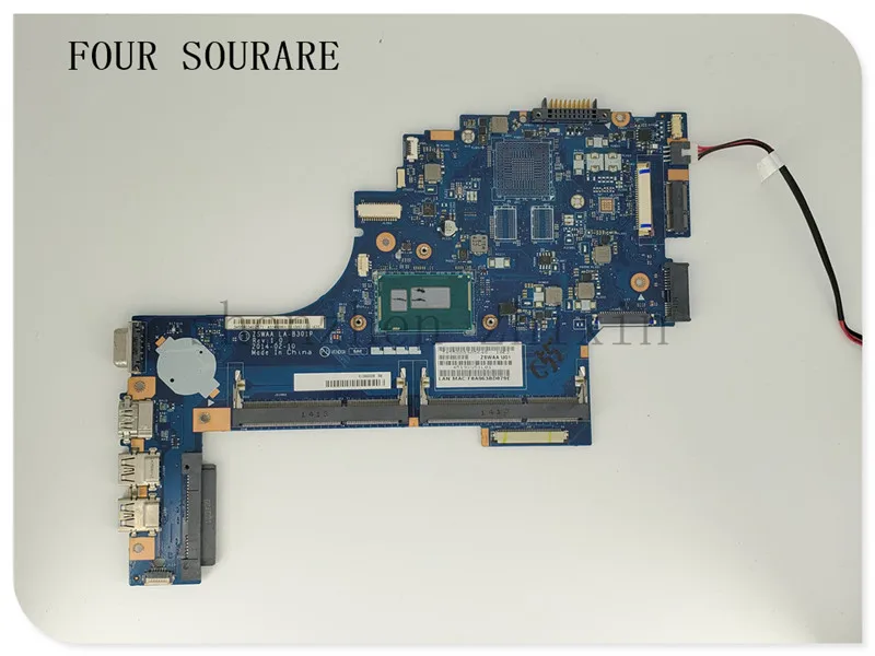 Для Toshiba C55T-B C55-B C55-B5350 Материнская плата ноутбука I3-4005 CPU ZSWAA LA-B301P материнская