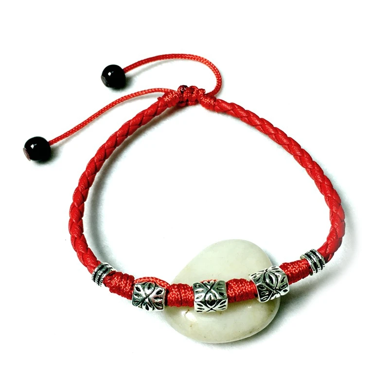 High section-Hand-woven Leather Rope Bracelet Anklet For Men