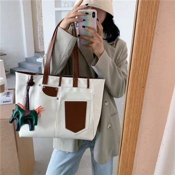 

HOT Korean Design Fashion Handbag & Elegant Shoulder Bag Shopping Bag Large Capacity Tote Bag Width 41cm Height 26cm