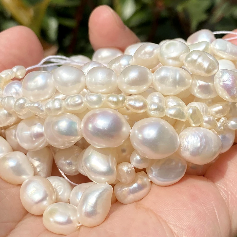 Natural Freshwater Pearl Beads High Quality Irregular Punch Loose Beads