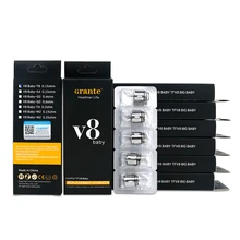 2 упаковки V8-Baby-Coils электронная сигарета атомайзер катушка X4 T6 T8 M2 Q2 сетка 0.15ohm катушка Замена для V8 детские пижамы электронные сигареты