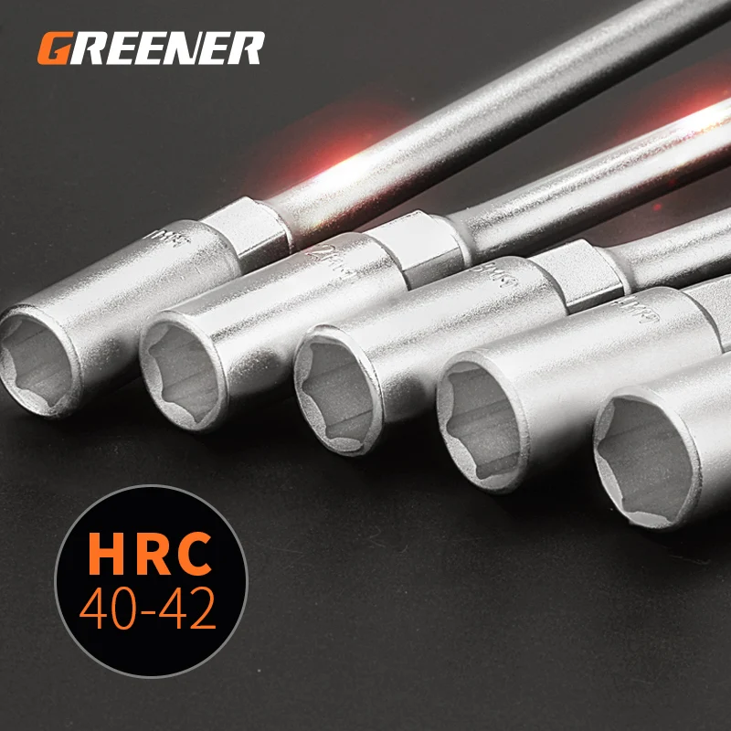 Grenner T Type Hex Socket Sleeve Wrench Hex Key Allen Wrench Outer Hexagon Multifuctional Hand Removable Car Maintenance Tools