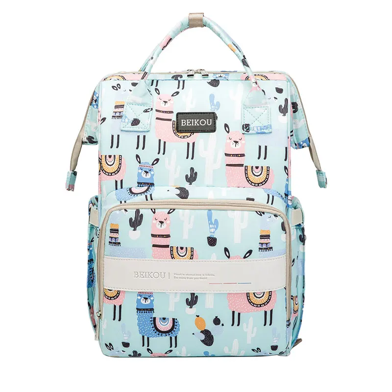 Maternity Diaper Bag Large Capacity USB Waterproof Nursing Baby Bag Travel Backpack Stroller Bag Baby Care Nappy Backpack