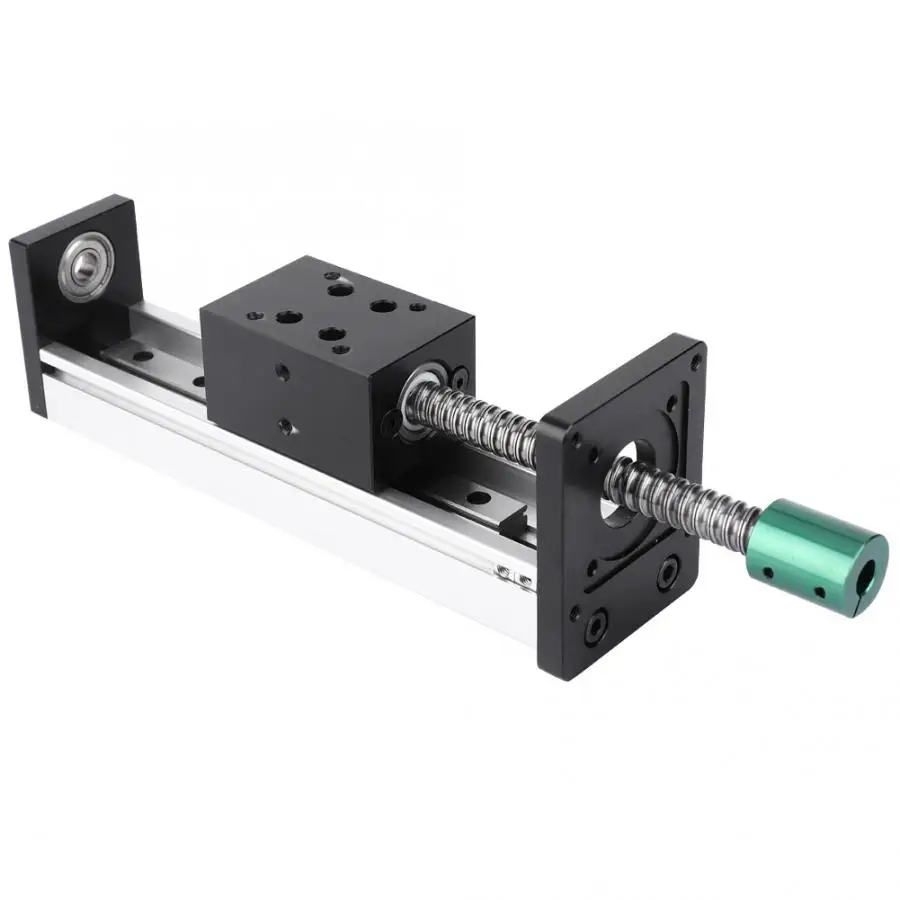 

400mm Aluminum Alloy Linear Guide Rail Slide Ball Screw Motion Table Effective Stroke