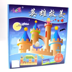 Подлинный продукт Xiaoguaidan деревянные игрушки герой, чтобы сохранить Соединенные Штаты 48 скидка образовательная логика мышления новые