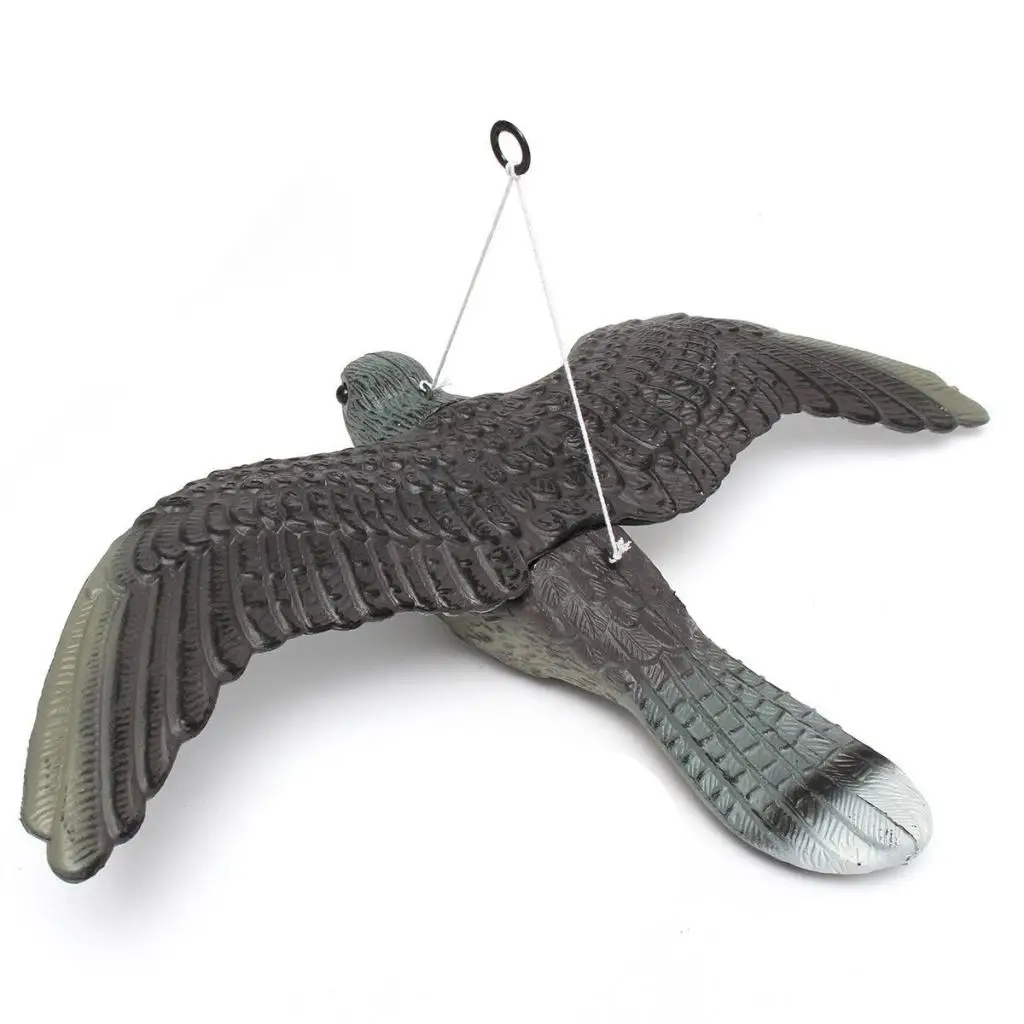  Birds Scarer Protects Farmer Crops Garden Supplies Windsock Scarecrow Small Birds Dog Cat Pests Decoy Statue-Slate Hanging