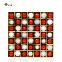 D 50/90 шт./лот Рождественская елка декоративный шар Рождественская игрушка вечерние подвешенная шаровая орнамент украшения для рождественские украшения для дома подарок - Цвет: D