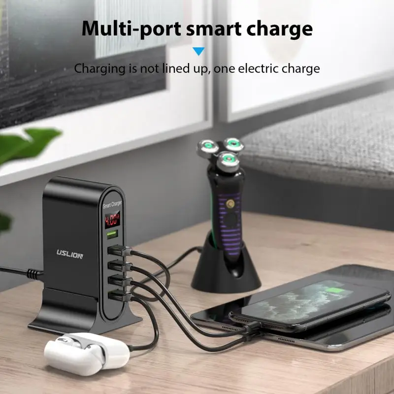 Новые 5 шт/упаковка Порты и разъёмы USB Зарядное устройство концентратор