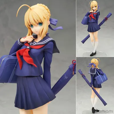 18 см аниме Fate Stay Night Saber/экстра Saber Arturia Pendragon школьная форма Ver.saber ПВХ фигурка