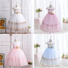 

Princess Tulle A Line Flower Girl Dresses First Communion Dresses Birthday Christmas Gift Wedding Party Runway Show Pageant