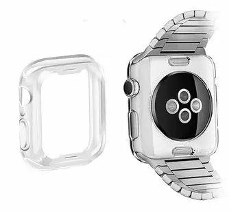 

TPU Case for Apple Watch Series 5 4 40mm 44mm Protector Cover Plastic Soft Bumper for iWatch Frame Accessories 50pcs/lot
