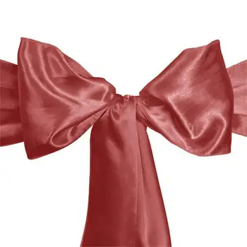 

Wedding Chair Decoration Dusty Rose Satin Sash