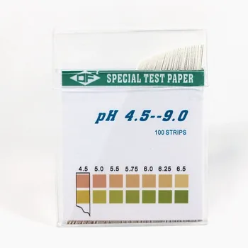 

100Pcs /Box Laboratory Household PH Test Strip Indicator PH4.5-9.0 Test Paper For Water Saliva And Urine Testing Measuring