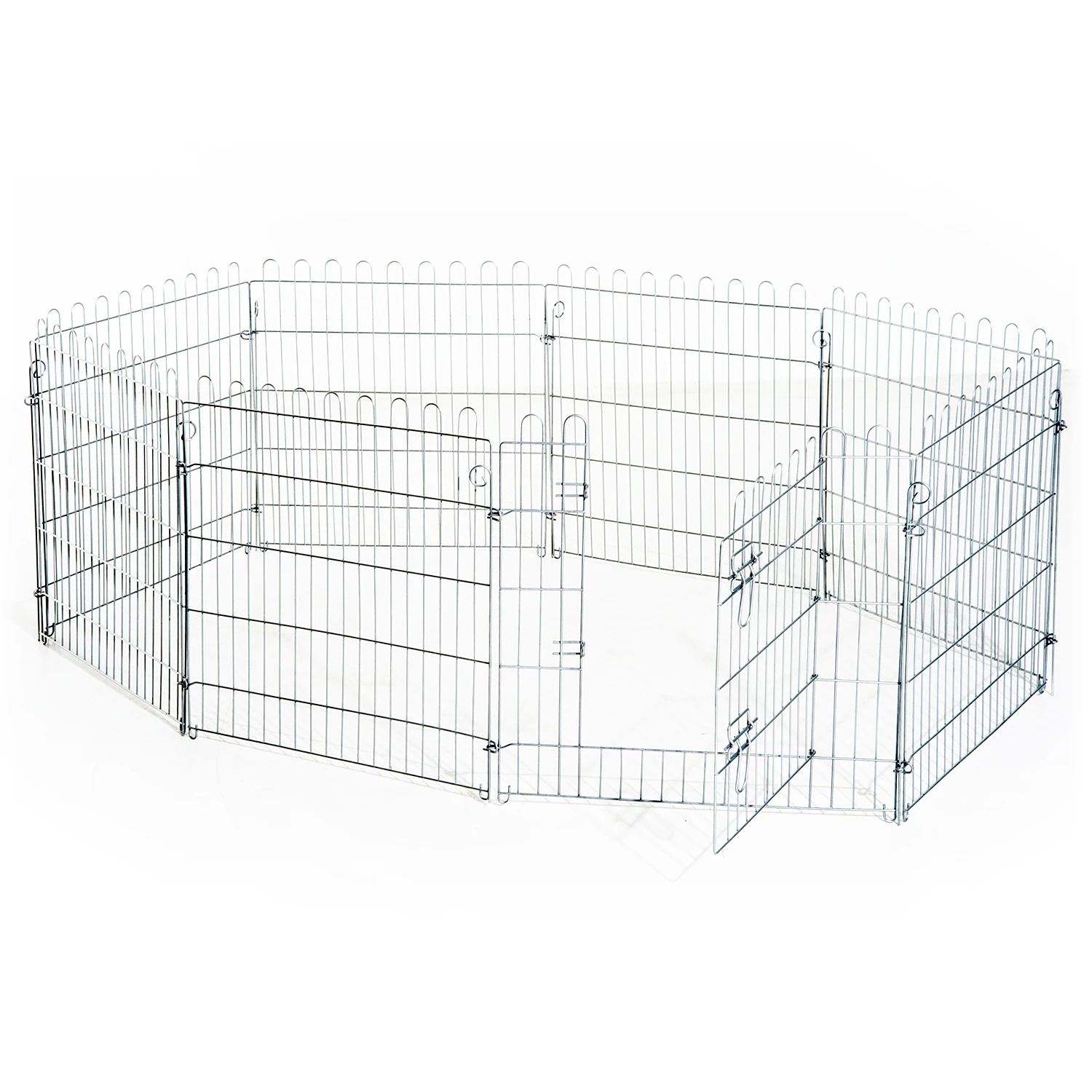 PawHut Parque para Cachorros Valla para Cachorros Animales Rejilla Medidas 63 x 60 CM