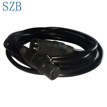 

5 Meters Length DMX Cable 3-pin signal connection Plastic Connector for Stage Light Par Light Fogger/SZB-AC010