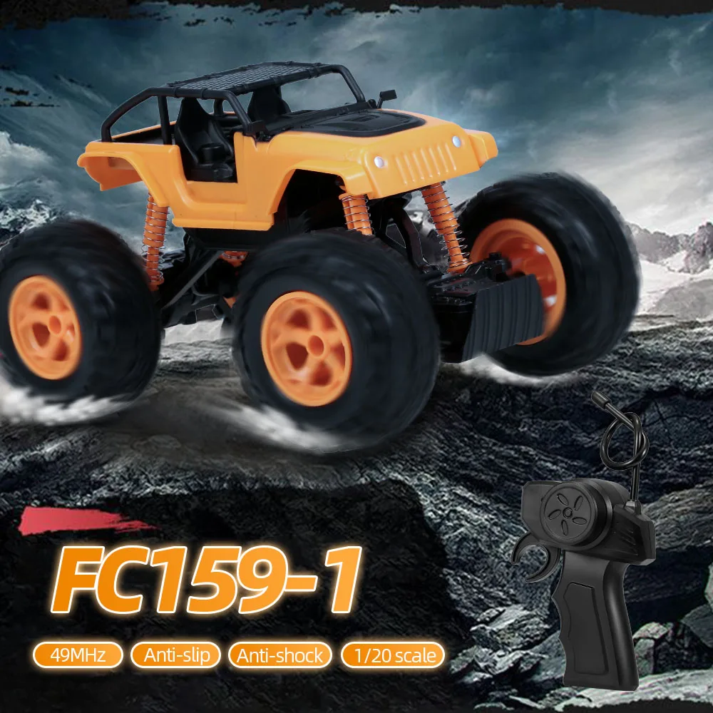 FC159-1 1/20 пульт дистанционного управления игрушечный автомобиль RC внедорожный автомобиль внедорожник Рок Гусеничный грузовик подарок для мальчика