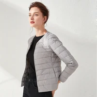 Woman Ultra Light Down Jacket Portable Parka Matte Fabric Casual Duck Down Coat Warm Liner Lightweight Outwear Good Quality 2