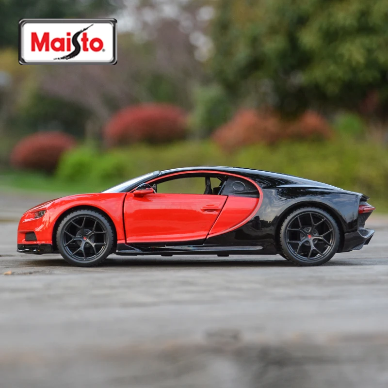Maisto 1:24 Bugatti Chiron Sports Car Static Die Cast Vehicles Collectible Model Car Toys 5