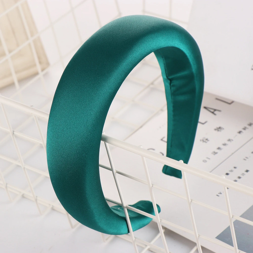 Hair Accessories Satin Headband For Women Solid Color Satin Boutique Hair Hoops Girls Non-slip Hairbands Headwear 903