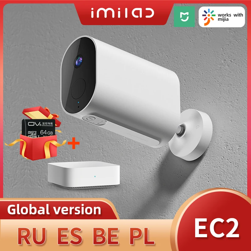 IMILAB EC2 Wireless Home Security Camera Mihome Camera 1080P HD Outdoor Wifi Camera IP66 CCTV Camera Vedio Surveillance Camera