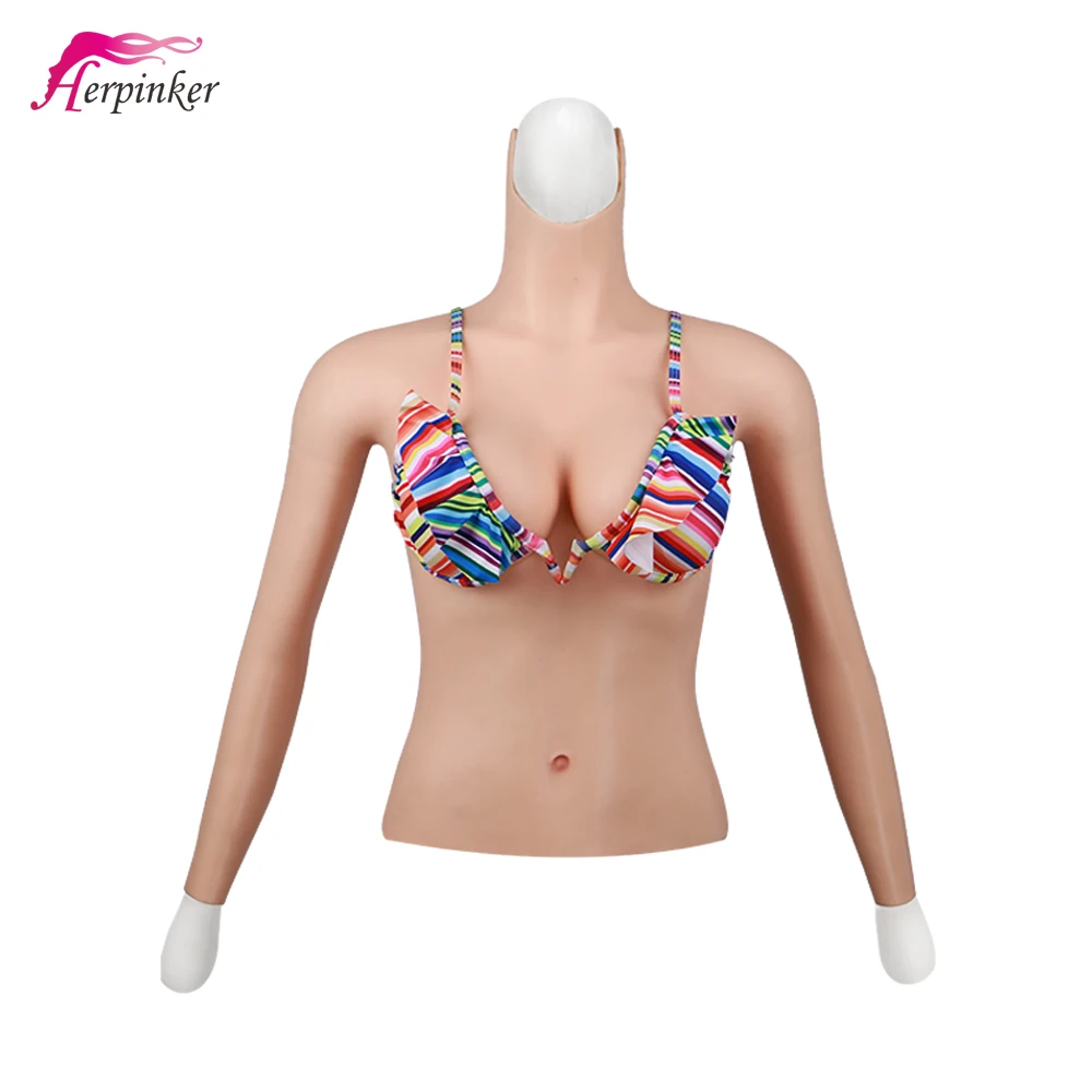 Чашка D поддельная грудь Реалистичная силиконовая форма груди для трансвеститов