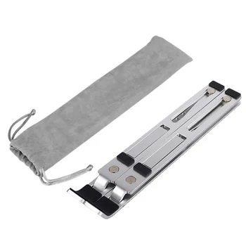 

Aluminum Alloy Adjustable Laptop Stand Folding Portable for Notebook MacBook Computer Bracket Lifting Cooling Holder Non-slip