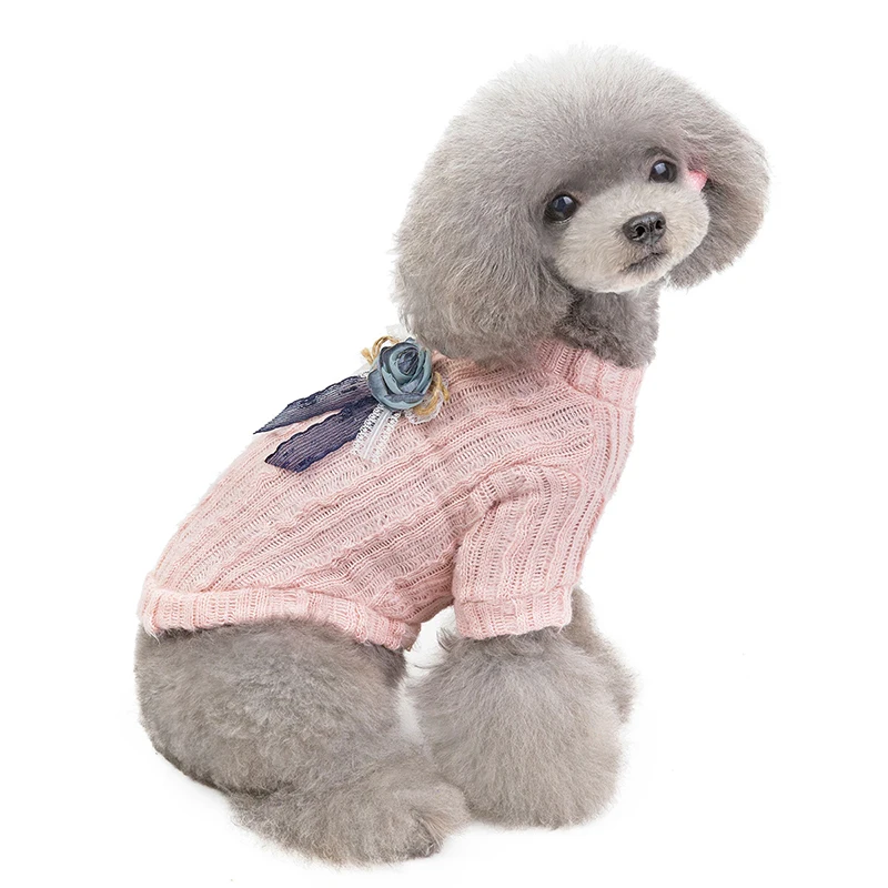 S~ 2XL осенний свитер для собак Дамский плюшевый зимний теплый удобный 1 шт