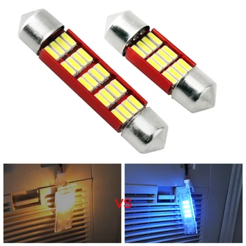 

31mm 36mm 39mm 42mm Auto Double Pointed Reading Light Super Bright 4014 License Plate Light Auto Interior Lamp Car Styling Light