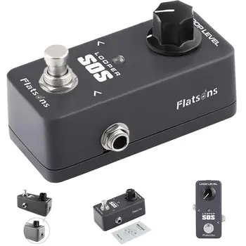 

KOKKO FLP2 Loop Mini Looper SOS Guitar Loop Pedal Looper Effects 5 Minutes Looping Time Loop Station