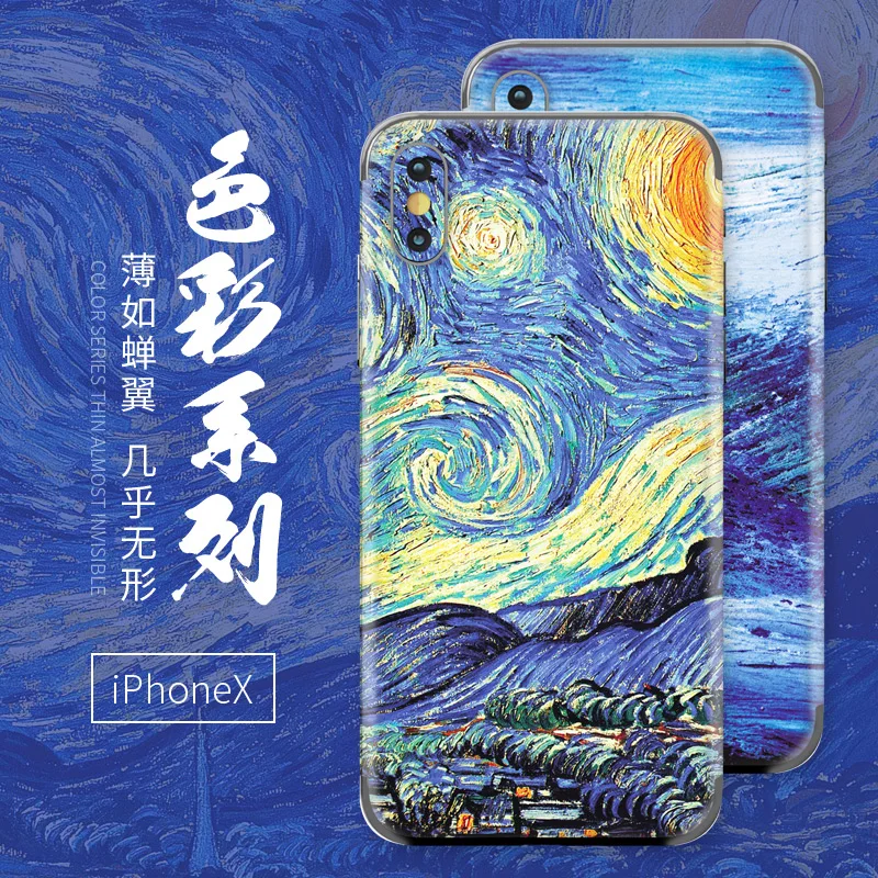 GOOYIYO-наклейка для iPhone 11 Pro Max X XR XS Роскошная DIY камуфляжная наклейка мультяшная