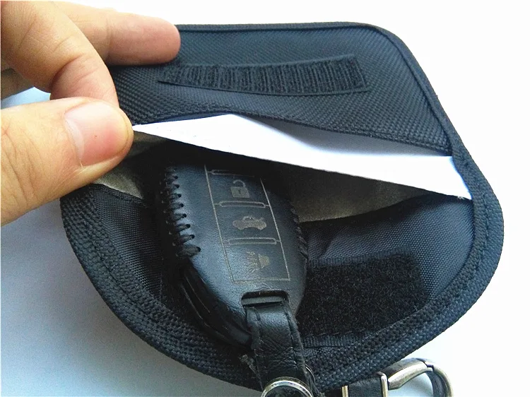 Оксфорд ткань мини универсальный RFID автомобильный экранированный Ключ анти-сканирующий сигнал экранированный неключ крышка