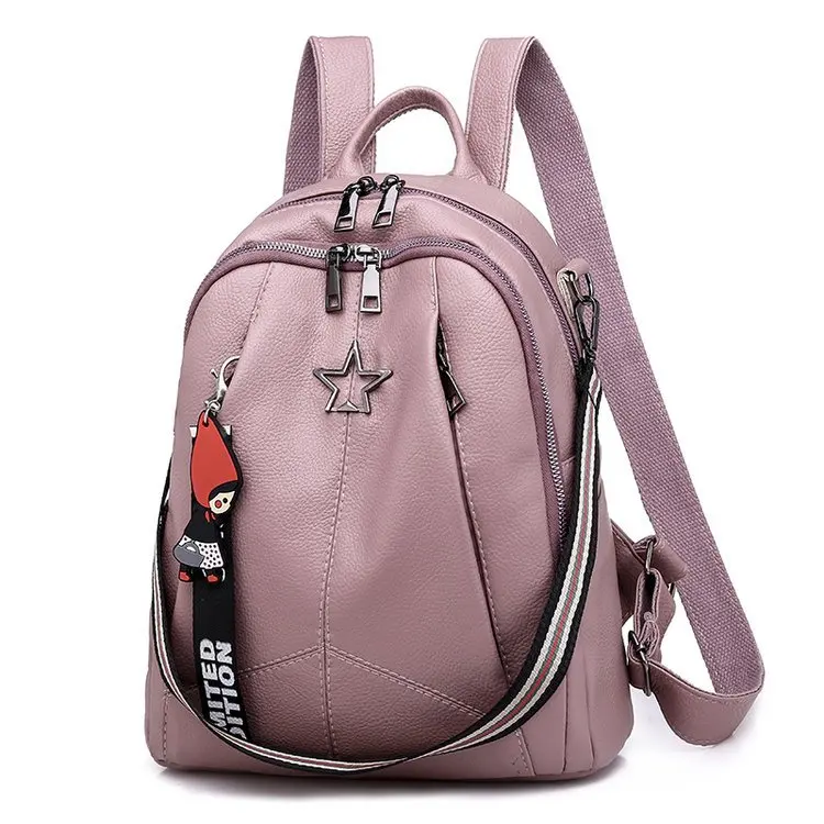 

New Style Pendant Casual Fashion & Sports Cute Hipster Backpack WOMEN'S Bag Manufacturers Wholesale Supply of Goods 343