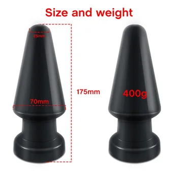Huge Anal Sex Toys Large Butt Plug Dilatador Buttplug Analplug For Men Woman Gay Adult Anus Expansion Stimulator Big Anal Beads 3