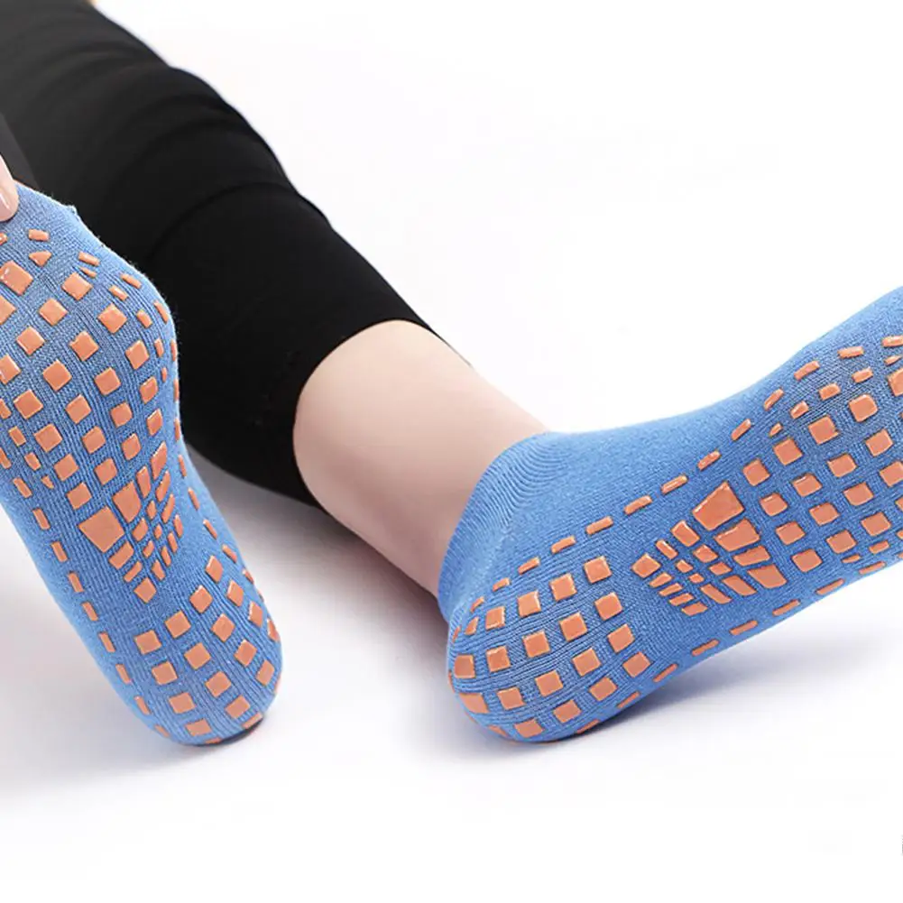 

None Anti Slip Cushioning Hot Moxibustion Self-Heating Health Care Quick Dry Breathable Pilates Ballet Foot Care Cotton Socks