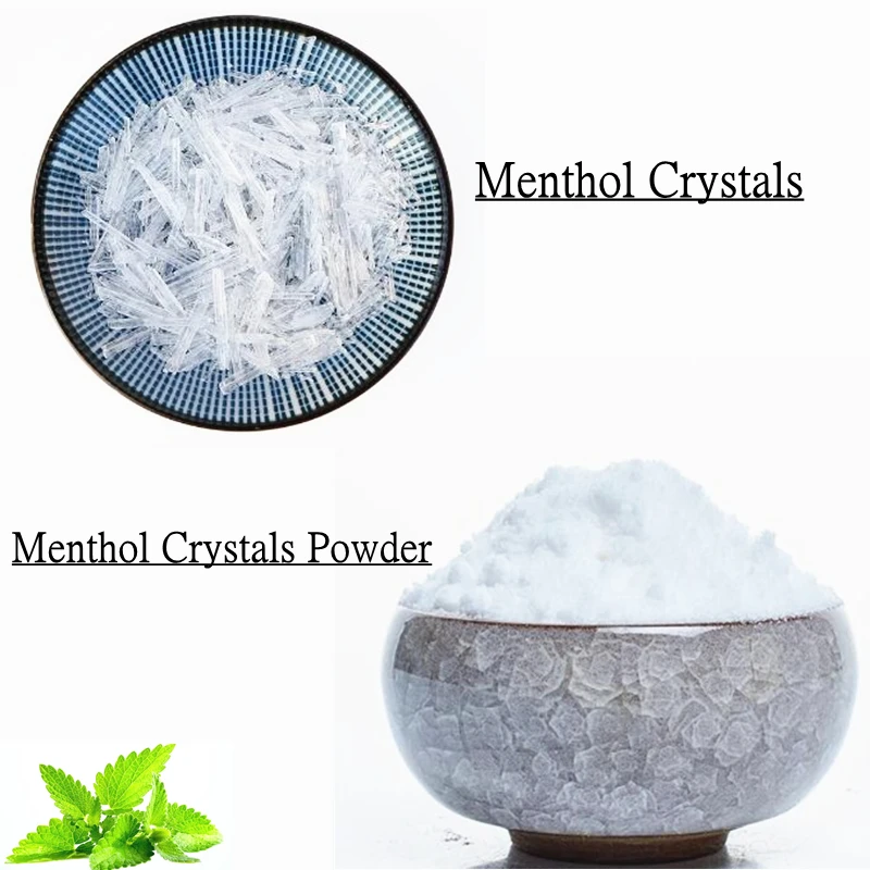 Natural Menthol Crystals Powder / Crystal Arvensis 100 Pure Chinese Menthol Natural Menthol