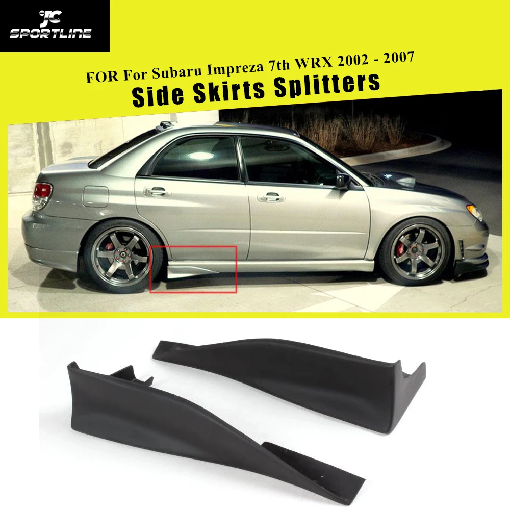 PU Unpainted Black Primer Auto Car Short Side skirts Aprons Bumper