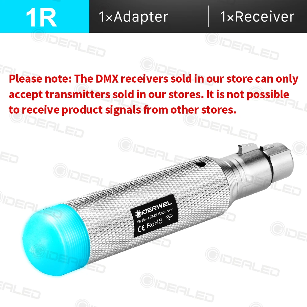 Dmx512 приемник передатчик с батареей Dmx беспроводной 2 4 GISM 500 м дистанционный для