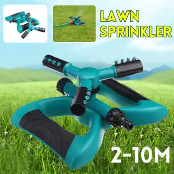 

360 Degree Automatic Garden Sprinklers Watering Grass Lawn Rotary Nozzle Rotating Water Sprinkler System Garden Supplies