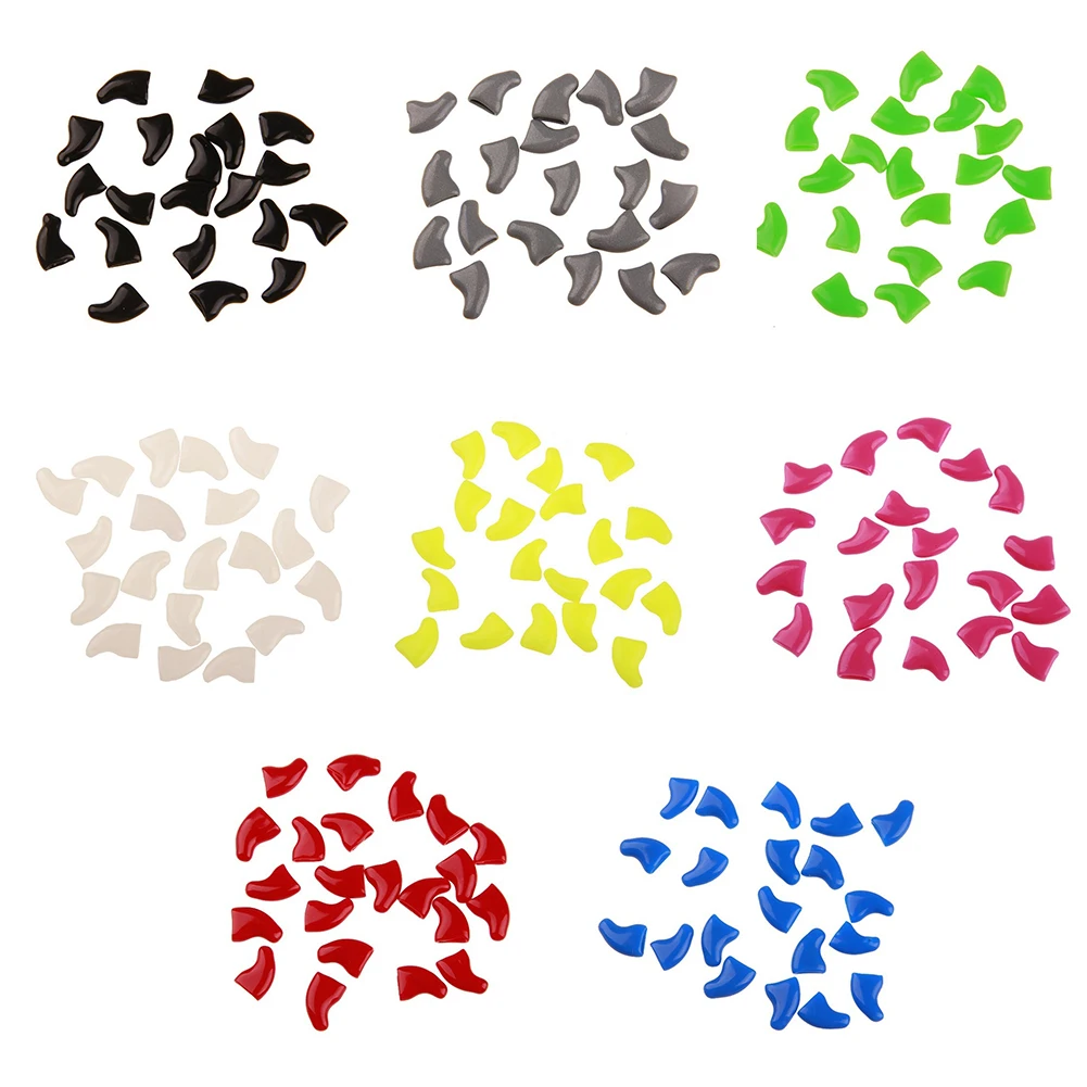 20Pcs Soft Plastic Cat Nail Caps Paw Claw Cat Nail Cover With Glue Colorful Cat Grooming Supplies Pet Accessories 20Pcs Soft Plastic Cat Nail Caps Paw Claw Cat Nail Cover With Glue Colorful Cat Grooming Supplies Pet Accessories