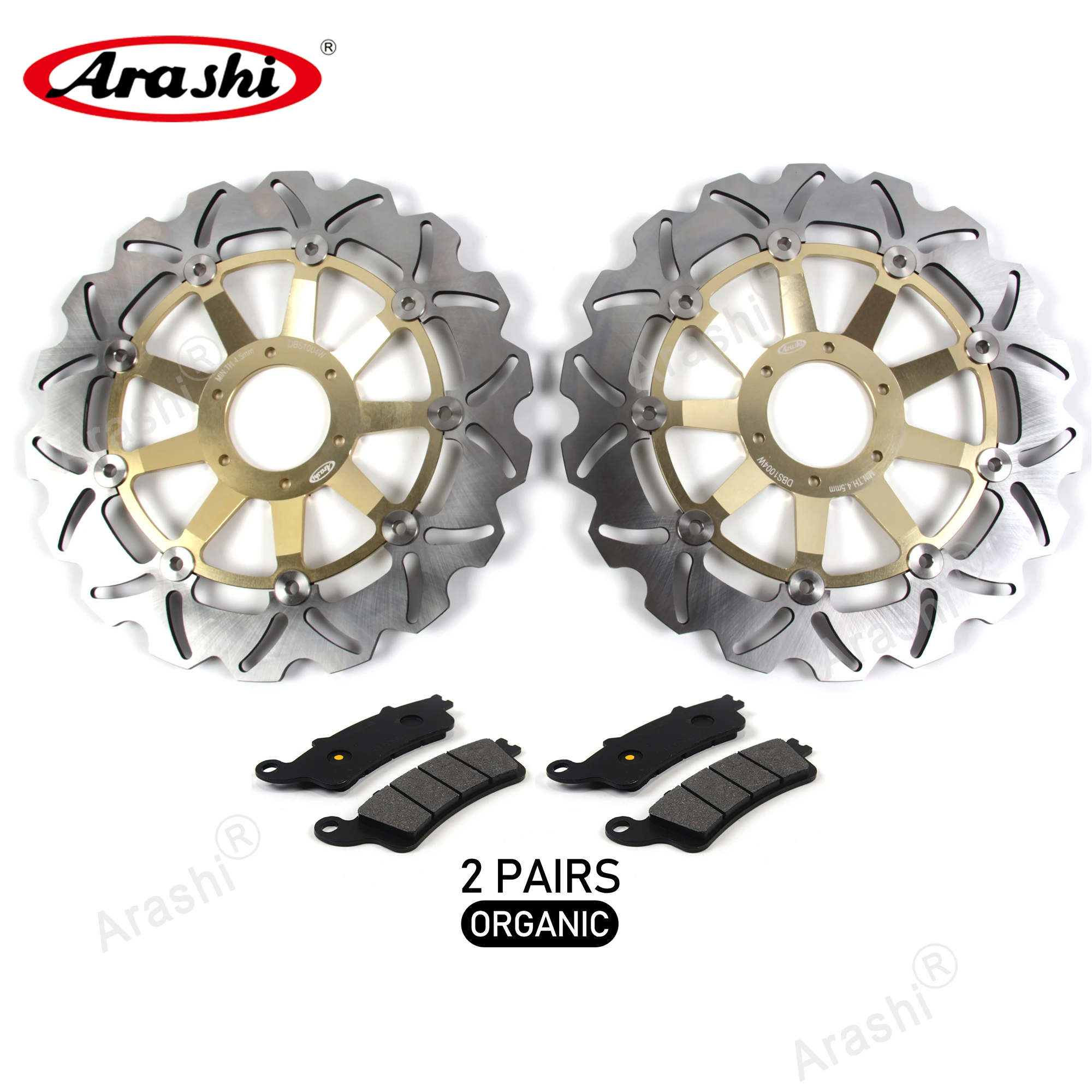 

ARASHI For HONDA XLV Varadero 1000 99-02 CNC Front Brake Disc Brake Pads XL1000V 1999 2000 2001 2002 Front Rotors Pad